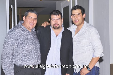 Javier, Efraín y Alberto.