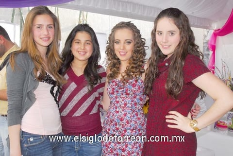 Paulina, Ana Mary, Valeria y Carolina.