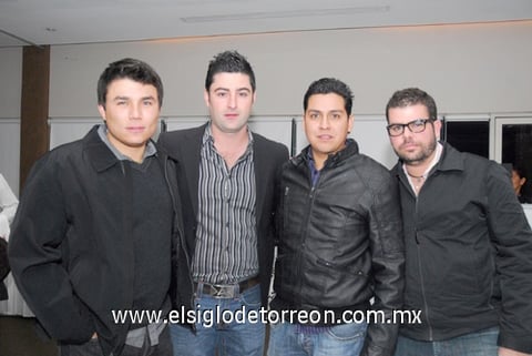Diego, Luis, Sergio y Xavier.