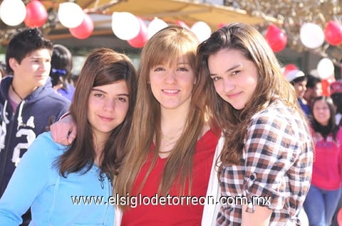Griselda, Saide y Mariel.