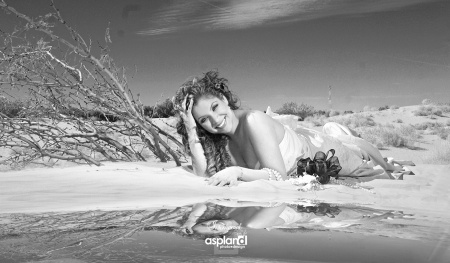 M. Cuéllar Palomino captada en Las Dunas de Bilbao el día de su boda con el Ing. Abraham Ramos Sotelo.

Mario Aspland Fotografía