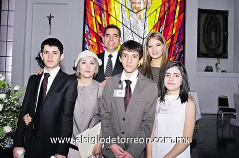 13032011 García Velázquez, Tomy Velázquez, Sebastián García, Estefanía García, Gerardo García y Gemma Hernández.