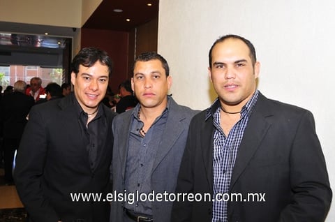José Medina, Ricardo Franco y Pedro Franco.