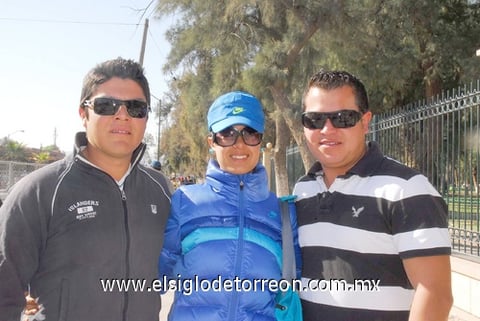 Luis Núñez, Sayra Hernández y Josué Vázquez.