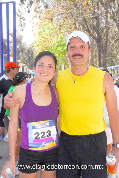 15032011 Zataráin con su papá Carlos Zataráin.
