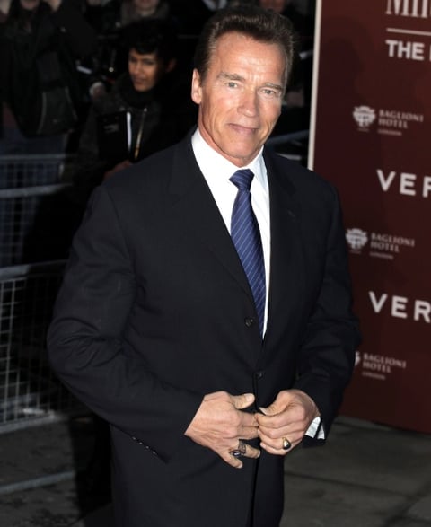 El ex gobernador de California Arnold Schwarzenneger pusó la nota política de la velada.