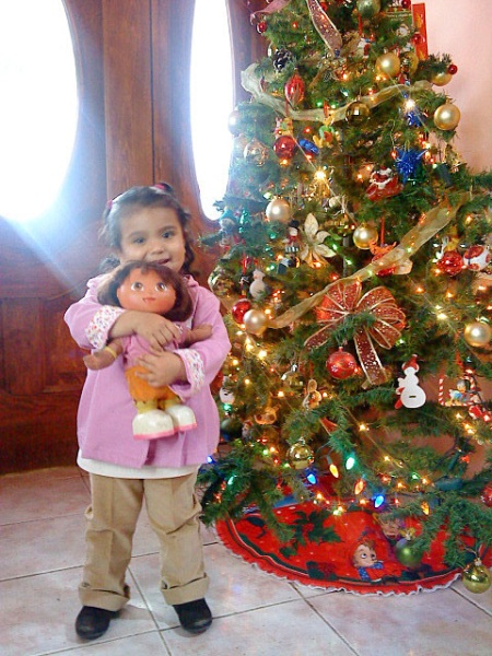 JULIETA Macías Carrillo, en Navidad 2010.