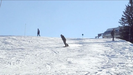 Snowboarding en Francia. Fotografía enviada por Victor Armijo.