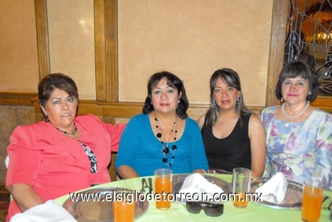 15042011  Cuéllar de Sánchez, Mayela Rueda de Romero, Gabriela Rueda de Carrillo y Concepción Rangel Rodríguez.