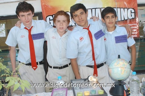 17042011  Gutiérrez, Alexis Castro, Jesús Aguirre y Aldo Guillén.