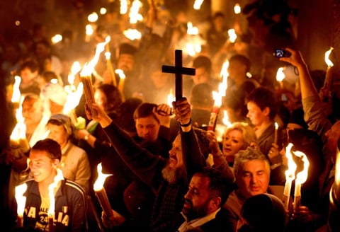 En Tierra Santa están representadas más de una decena de iglesias cristianas y cada cual con sus ritos confiere a la Semana Santa un sentido especial y multicolor.