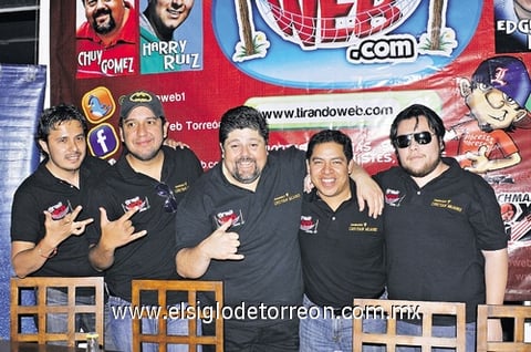24042011  Orona, Jorge Acosta, Chuy Gómez, Édgar Ruiz y Alejandro Ceniceros.