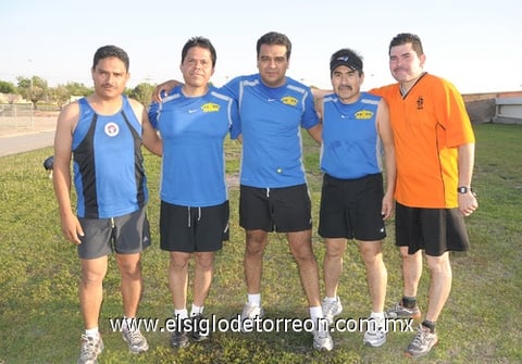 25042011 Orlando Torres, Jorge de la Rosa, Guillermo Luna, Miguel Alvarado y Eduardo Leyja.