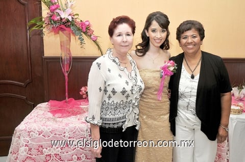 29042011  Moreno Gutiérrez el día de su despedida, acompañada de Gloria Adame Escamilla y Lupita Gutiérrez Franco.