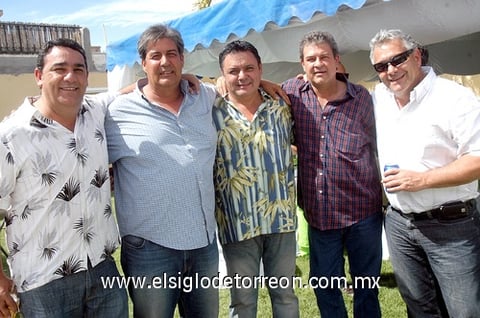 Gerardo, Pedro, Karín, Rafael y Rogelio.