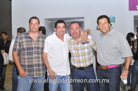 08052011  Barraza, Conrado Zorrilla, Jaime Aguilera y Daniel Camacho.