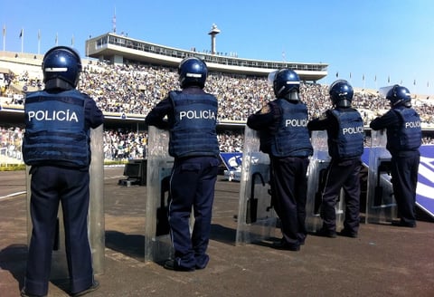 En el estadio imperó siempre la seguridad de los aficionados que se dieron citas al inmueble.