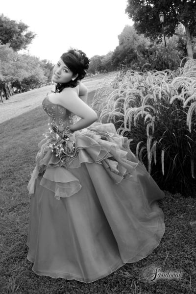 25072011  Daniela González Aceves el día que celebró sus XV años.- Sandoval Fotografía