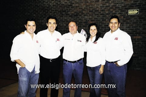 05062011  Elizalde, Carlos Gregorio Ramírez, Gustavo de la Vega, María Fernanda Belmont y Julio Correa.
