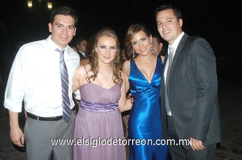 08062011  Andrade, Julieta Muñoz, Cynthia Esquivel y Javier Alarcón.