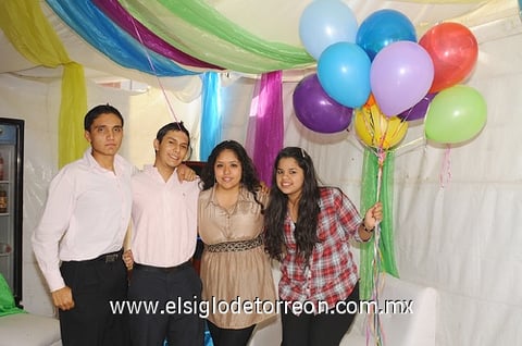 15062011 García, Carlos Campos, Saida Rodríguez y Rebeca Montoya.