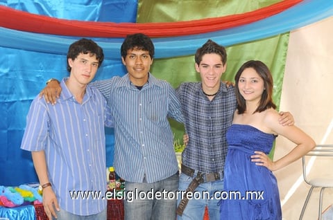 15062011  Garza, Óscar Minol, Andoni Ibarlucka y Lidia Jardón.