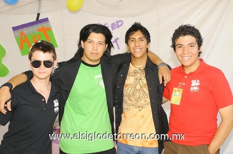 15062011  Veloz, Hugo Raigoza, Aldo de la Hoya y Juan Pablo González.