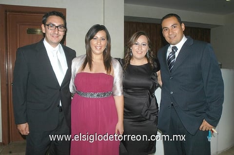 16062011  Enríquez, Daniela Larraga, Nayeli Larraga y Antonio Vélez.