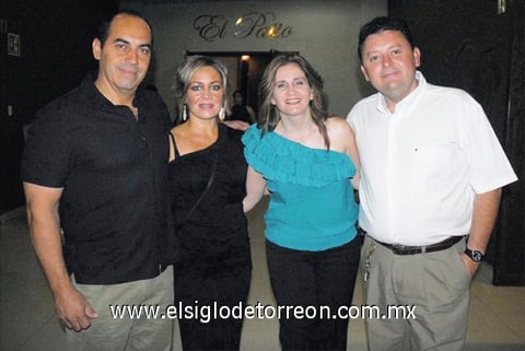 Rodolfo, Eloísa, Pilar y Fede.