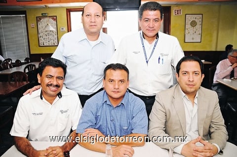 27062011  Domínguez, César Rentería, Gerardo López, Osvaldo Galaviz, Víctor Castillo y Gabino Carrillo.