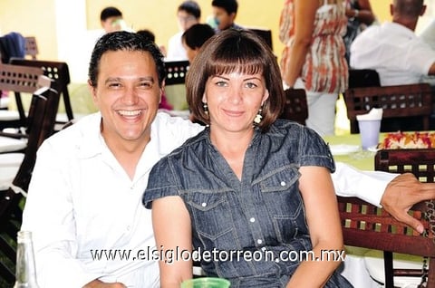 Sergio y Alejandra Landeros.