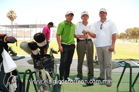 Antonio Pérez Lee, Antonio Lee y Gabriel Ramírez.