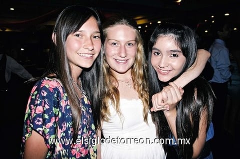 Gretha, Natalia y Ale.