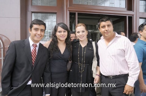 14072011 Gual, Jéssica Orozco, Éricka Sotomayor y Abel Flores.