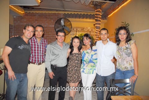 Darío, José, Xavier, Desiree, Liliana, Neto y Mónica.