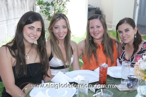 Mariana Flores, Mariana Alarcón, Adriana Alarcón y Marthy Dávila.