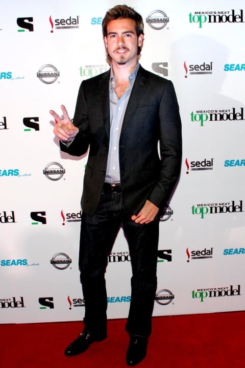 Pablo Lyle asistió a la presentación del reality Mexico's Next Top Model.