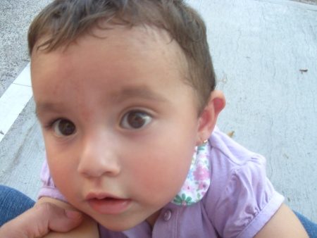 EIRIN Lizbeth en su primer cumpleaños.