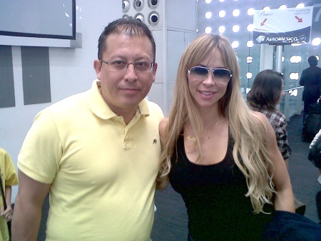 EN el aeropuerto de la Ciudad de México de regreso a Torreón.