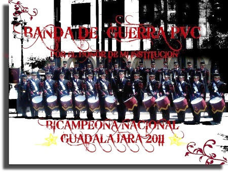 BANDA de Guerra Preparatoria Venustiano Carranza.