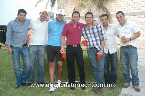 José Manuel, Artemio, Alfredol, Luis, Quique, Frank y Roberto.