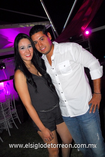 Mariana Samaniego y Beto Bustos.