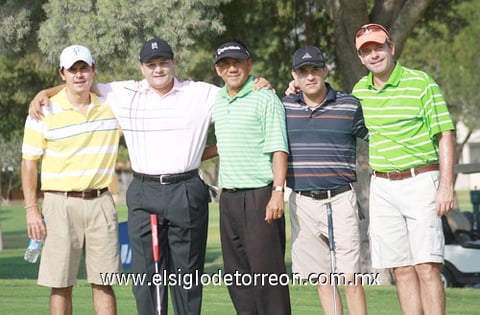04092011  Toledo, Javier Lechuga, Marcelo Torres, Julián Alba y José Arias.