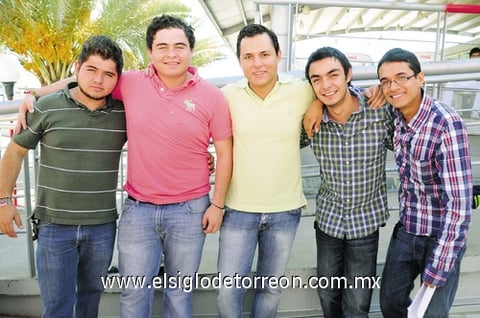 15092011 Chaires, Pablo Chaires, Alejandro Rodríguez, Jorge Campos y Alejandro Sánchez.