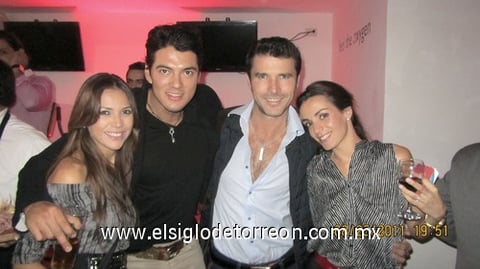 Paola Guerrero, Luis Fernando González, Leonardo García y Adriana Aguero.