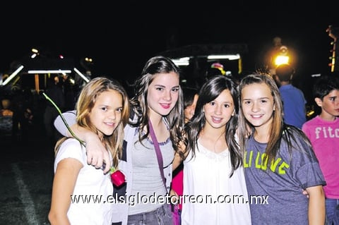 Ángela, Sofía, Ari y Luisa.