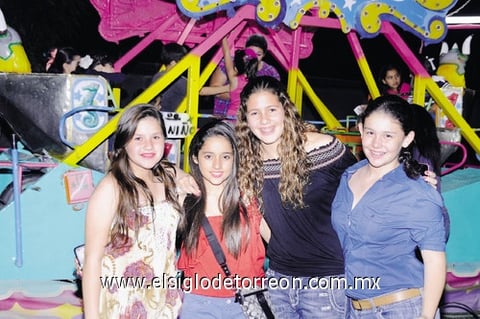 Bárbara, Grace, Marcela y Tifany.