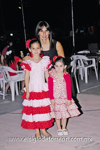 Paulina, Blanca y Miranda.