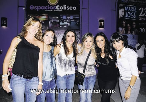 Gisela, Susy, Violeta, Pily, Vicky y Lizy.