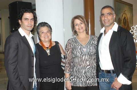 01102011 Rodríguez, Martha Zamora, Yulie Bardavid y Norman Bardavid.